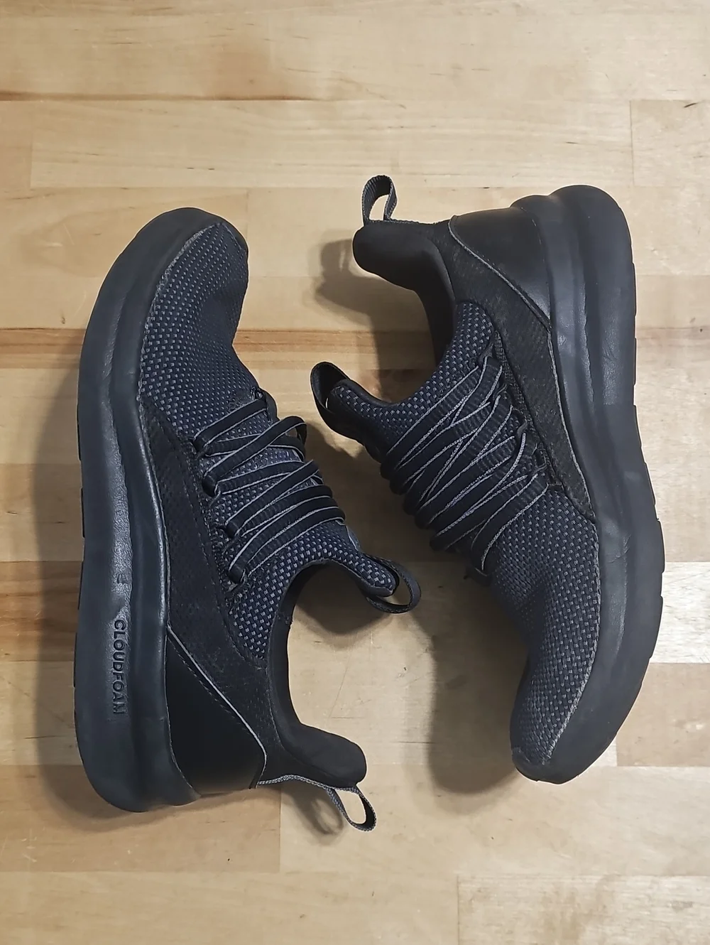 👟 adidas Lite Racer Adapt 7.0 K Black Grey Slip On Sneakers Kids Size 4